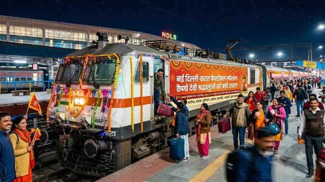 वैष्णो देवी जाने वाले श्रद्धालुओं को बड़ी राहत, नई दिल्ली से कटरा के बीच चलेगी फेस्टीवल स्पेशल ट्रेन

